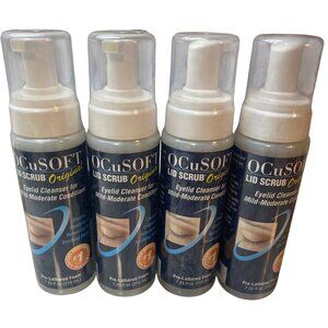 4 OCuSoft Lid Scrub Foam 7.25 fl oz BIG BOTTLE Pre-Lathered Foam Original Eye